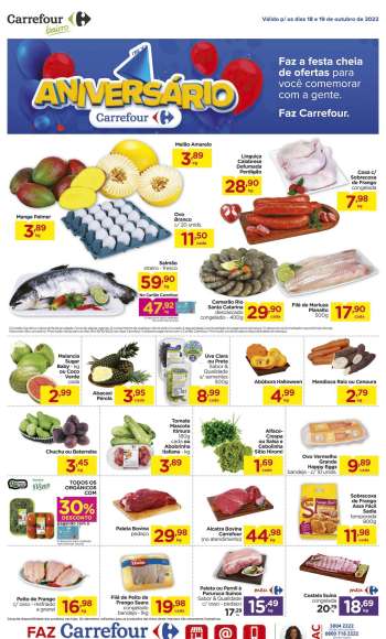 Folheto Carrefour Bairro - 18/10/2022 - 19/10/2022.