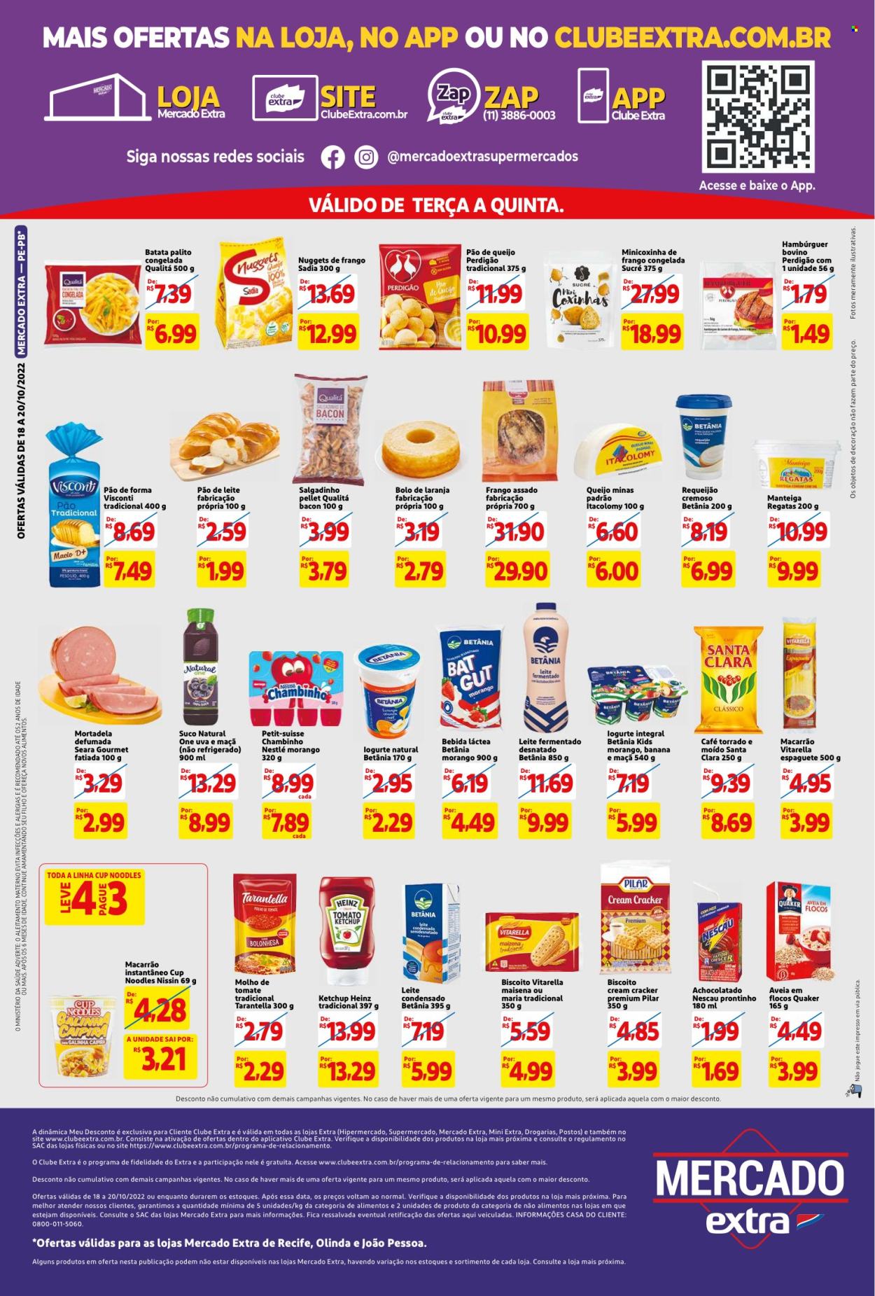 Folheto Mercado Extra - 18/10/2022 - 20/10/2022. Página 2
