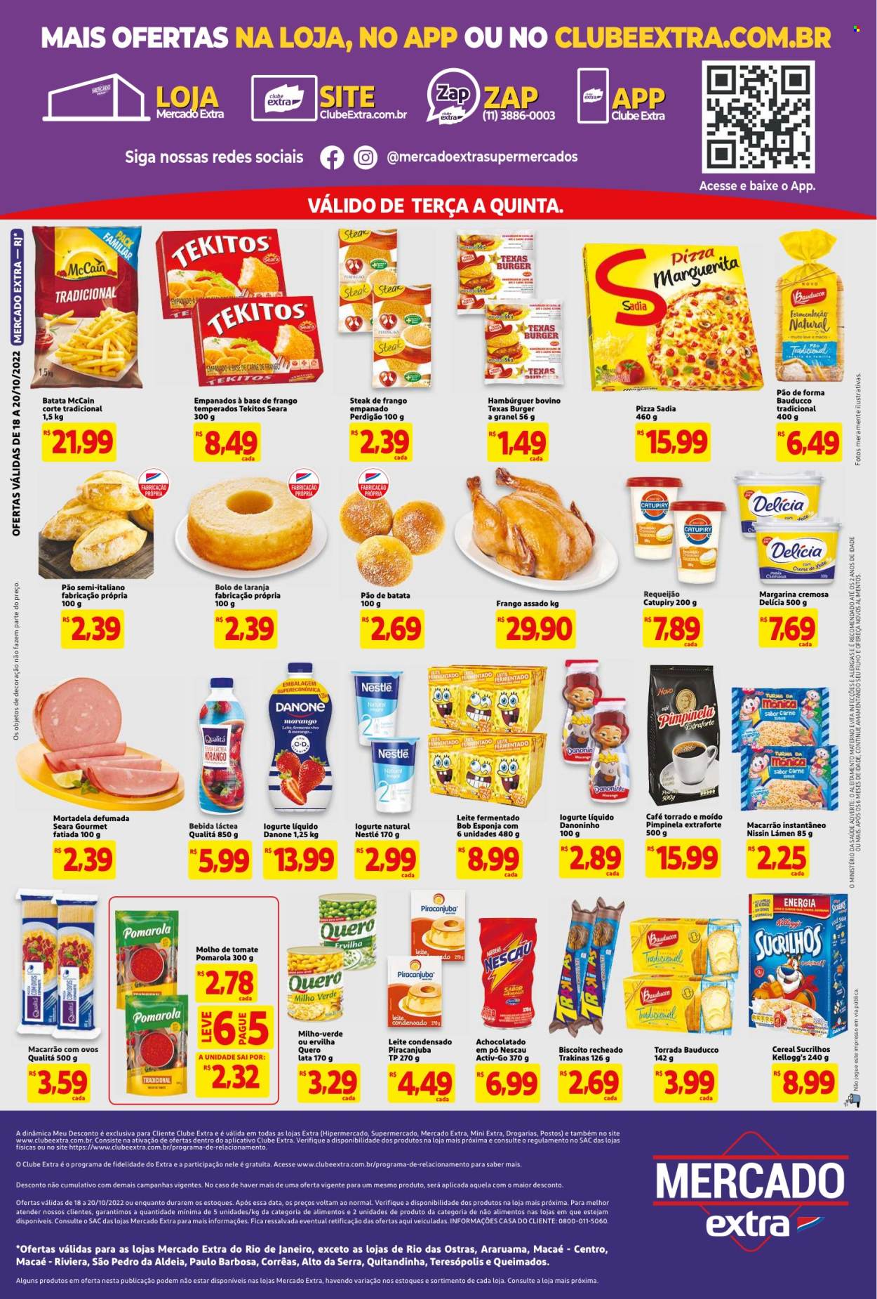 Folheto Mercado Extra - 18/10/2022 - 20/10/2022. Página 2