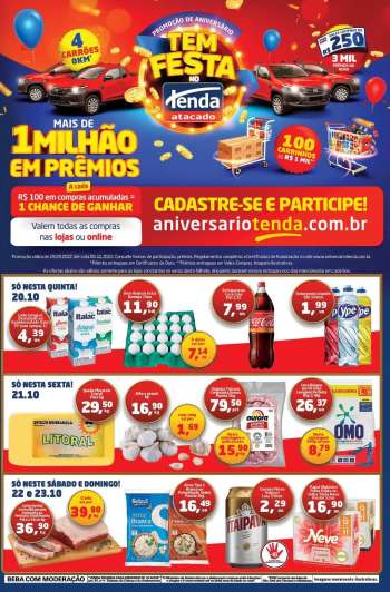 Folheto Tenda Atacado - 20/10/2022 - 23/10/2022.
