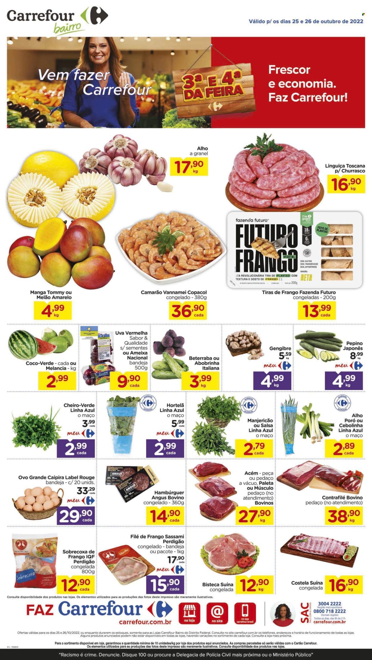Folheto Carrefour Bairro - 25/10/2022 - 26/10/2022. Página 1
