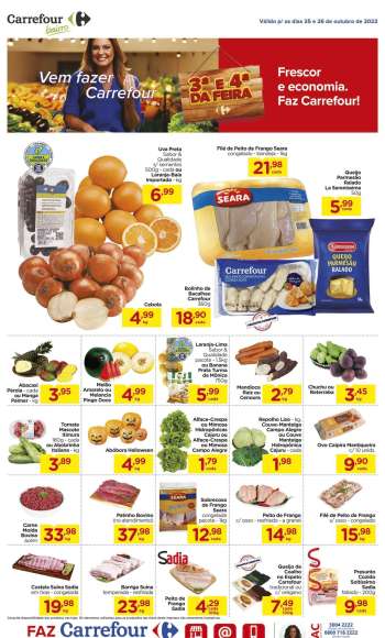 Folheto Carrefour Bairro - 25/10/2022 - 26/10/2022.