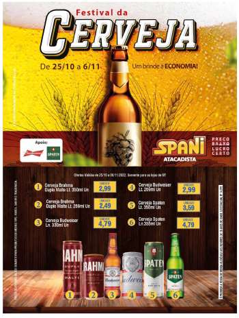 Folheto Spani Atacadista - 25/10/2022 - 06/11/2022.