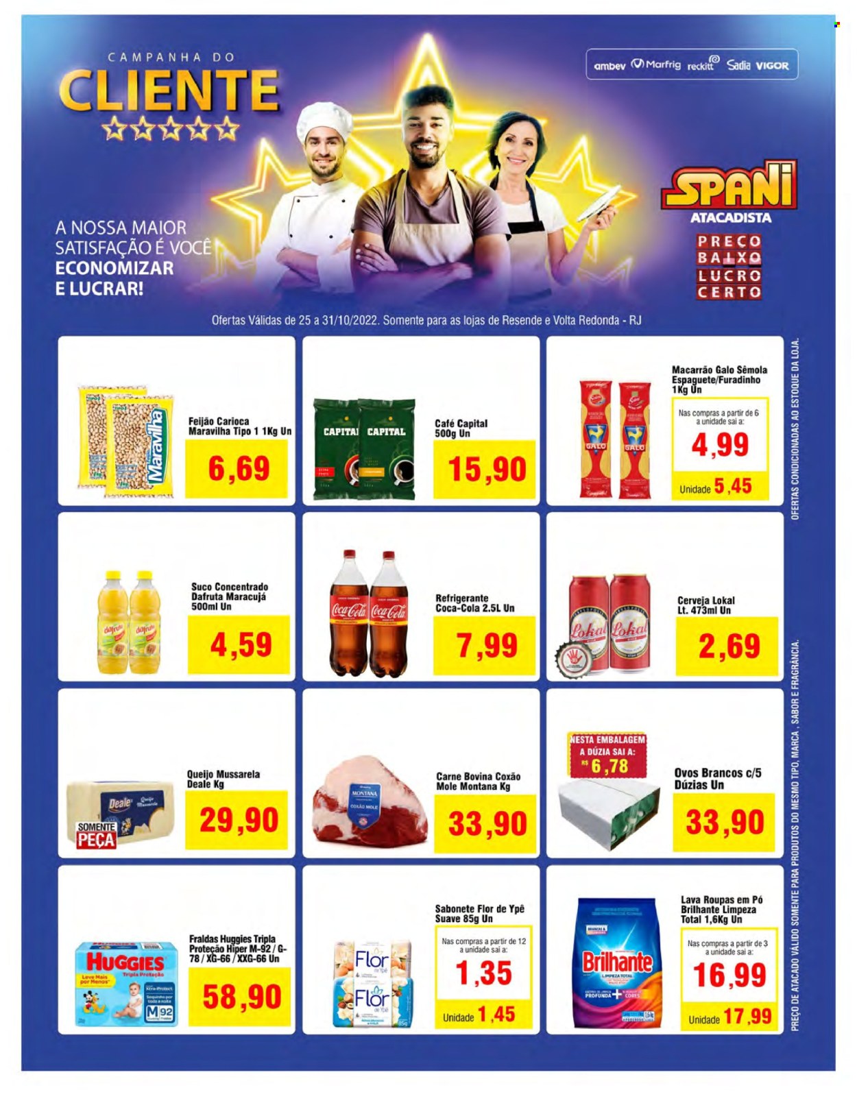 Folheto Spani Atacadista - 25/10/2022 - 31/10/2022. Página 1