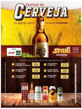 Folheto Spani Atacadista - 25/10/2022 - 06/11/2022.