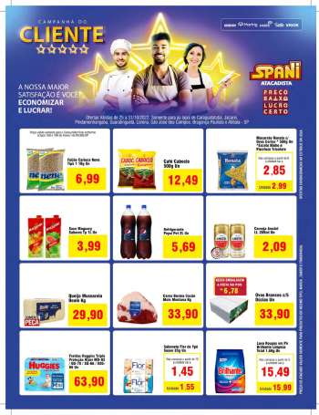 Folheto Spani Atacadista - 25/10/2022 - 31/10/2022.