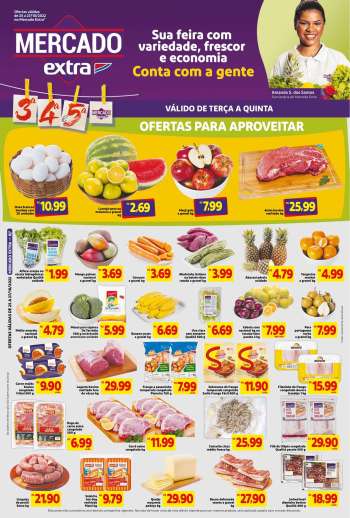 Folheto Mercado Extra - 25/10/2022 - 27/10/2022.