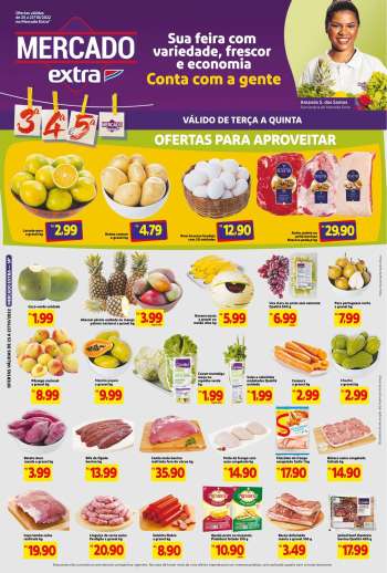 Folheto Mercado Extra - 25/10/2022 - 27/10/2022.