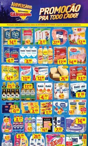 Folheto Supermercados Guanabara - 26/10/2022 - 31/10/2022.