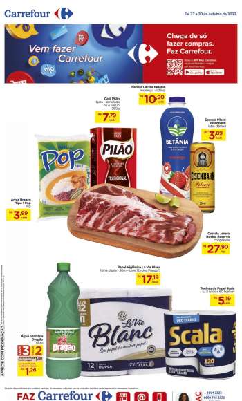 Folheto Carrefour Hiper - 27/10/2022 - 30/10/2022.