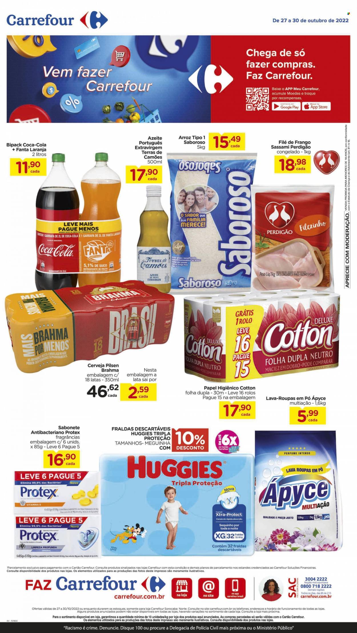 Folheto Carrefour Hiper - 27/10/2022 - 30/10/2022. Página 1