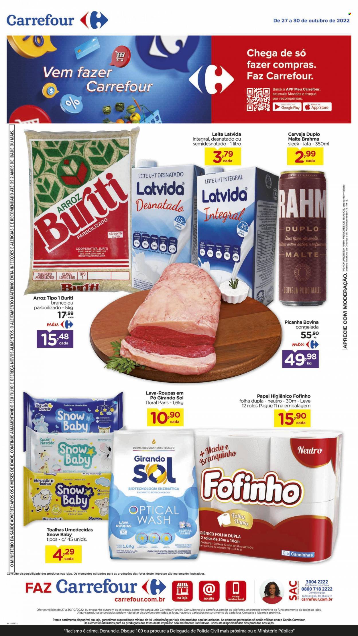Folheto Carrefour Hiper - 27/10/2022 - 30/10/2022. Página 1