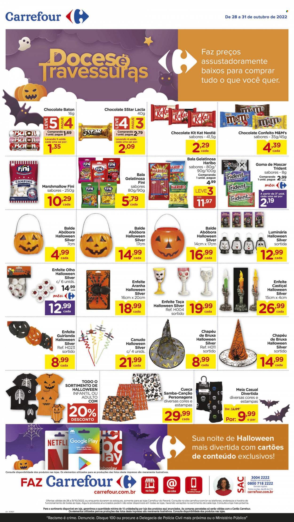 Folheto Carrefour Hiper - 28/10/2022 - 31/10/2022. Página 1