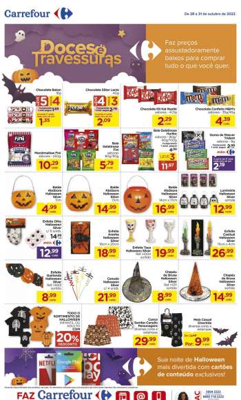 Folheto Carrefour Hiper - 28/10/2022 - 31/10/2022.