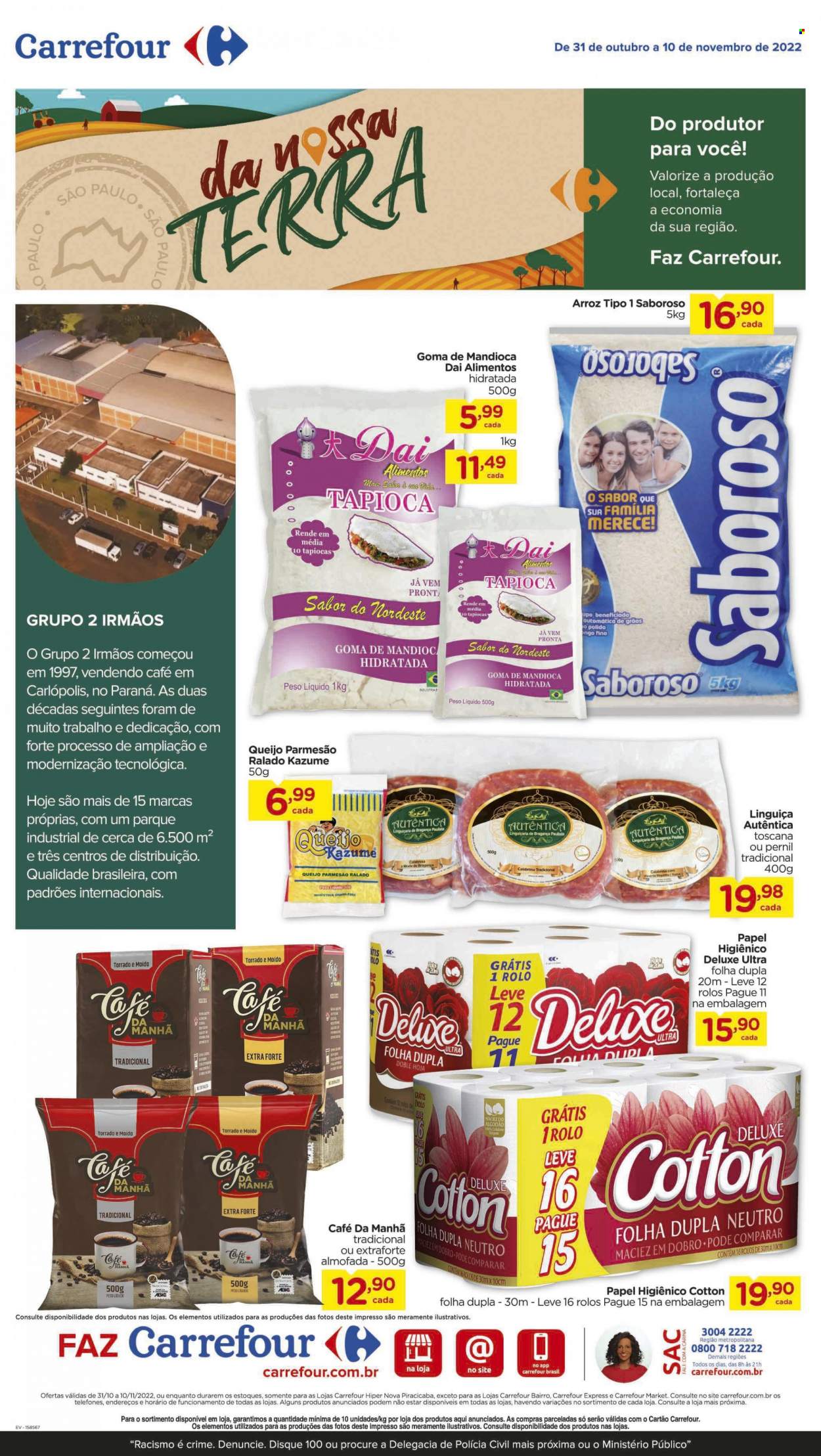 Folheto Carrefour Hiper - 31/10/2022 - 10/11/2022. Página 1