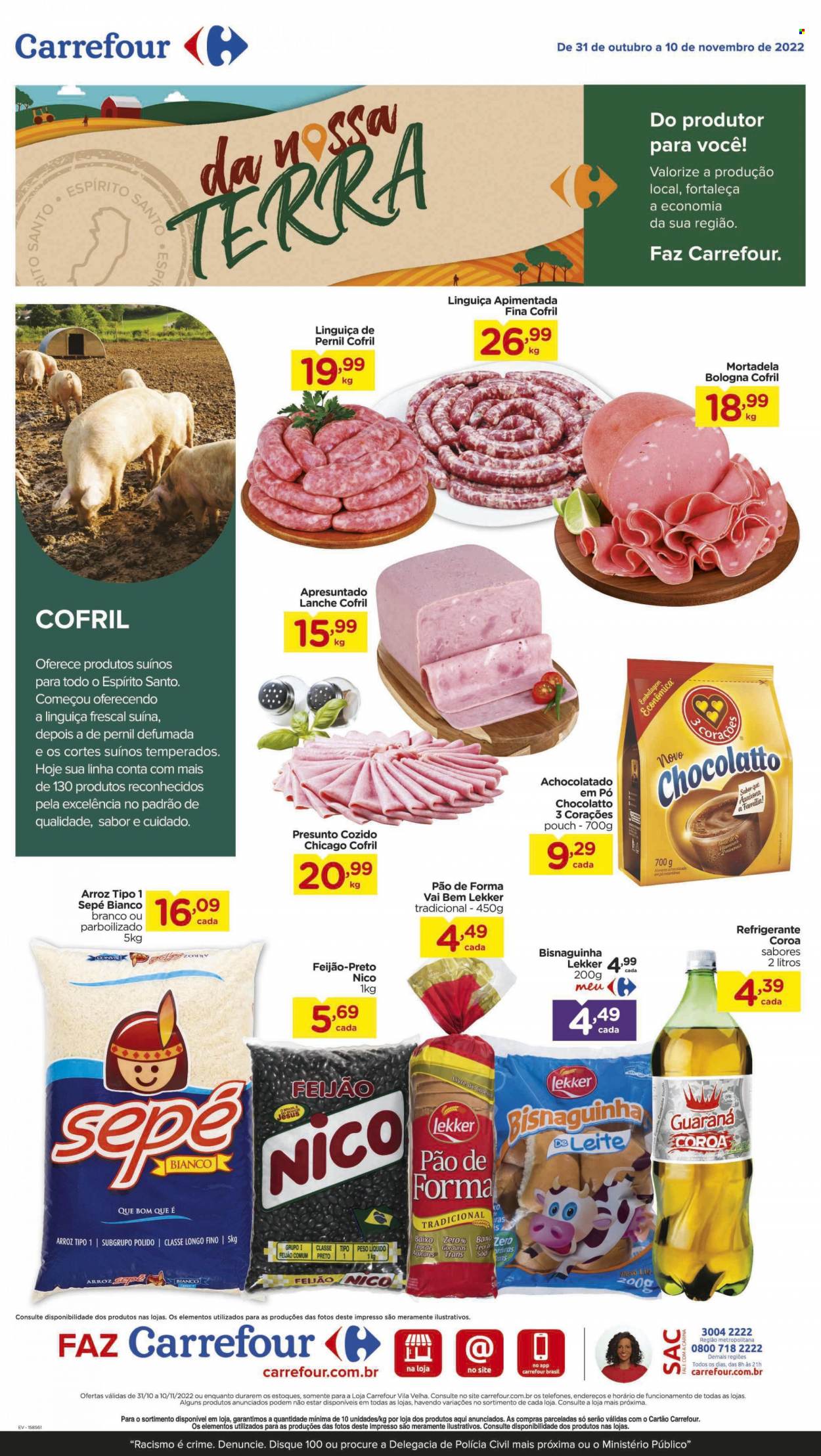 Folheto Carrefour Hiper - 31/10/2022 - 10/11/2022. Página 1