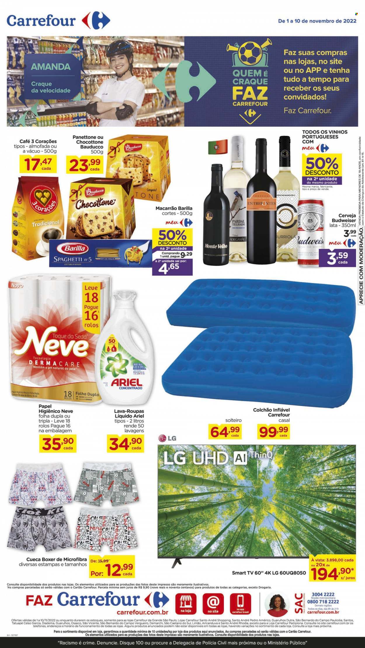 Folheto Carrefour Hiper - 01/11/2022 - 10/11/2022. Página 1