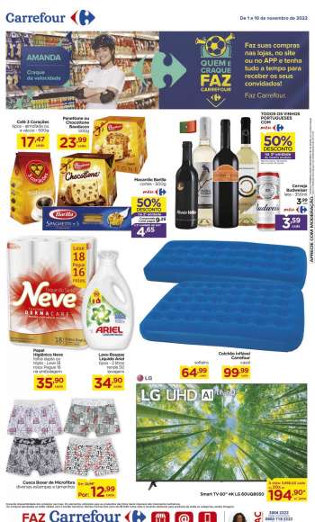 Folheto Carrefour Hiper - 01/11/2022 - 10/11/2022.