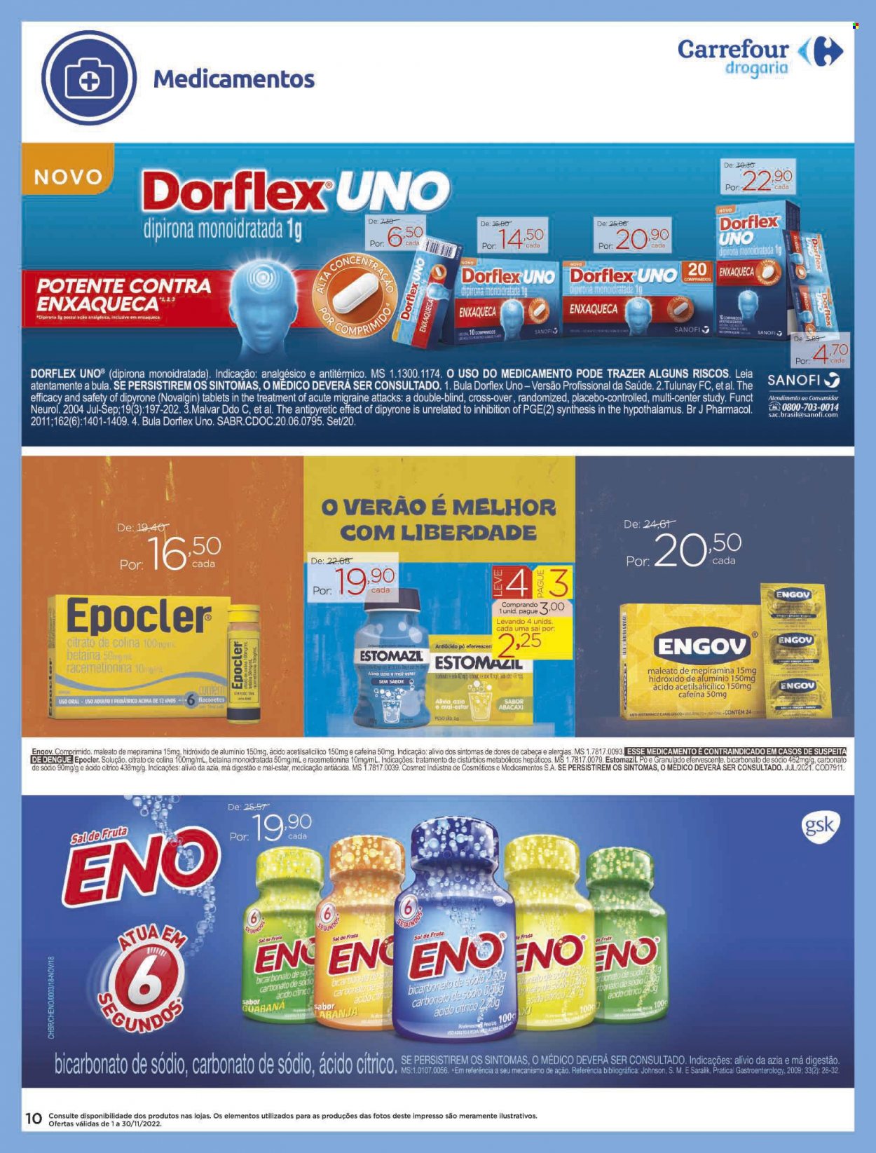 Folheto Carrefour Drogaria - 01/11/2022 - 30/11/2022. Página 10