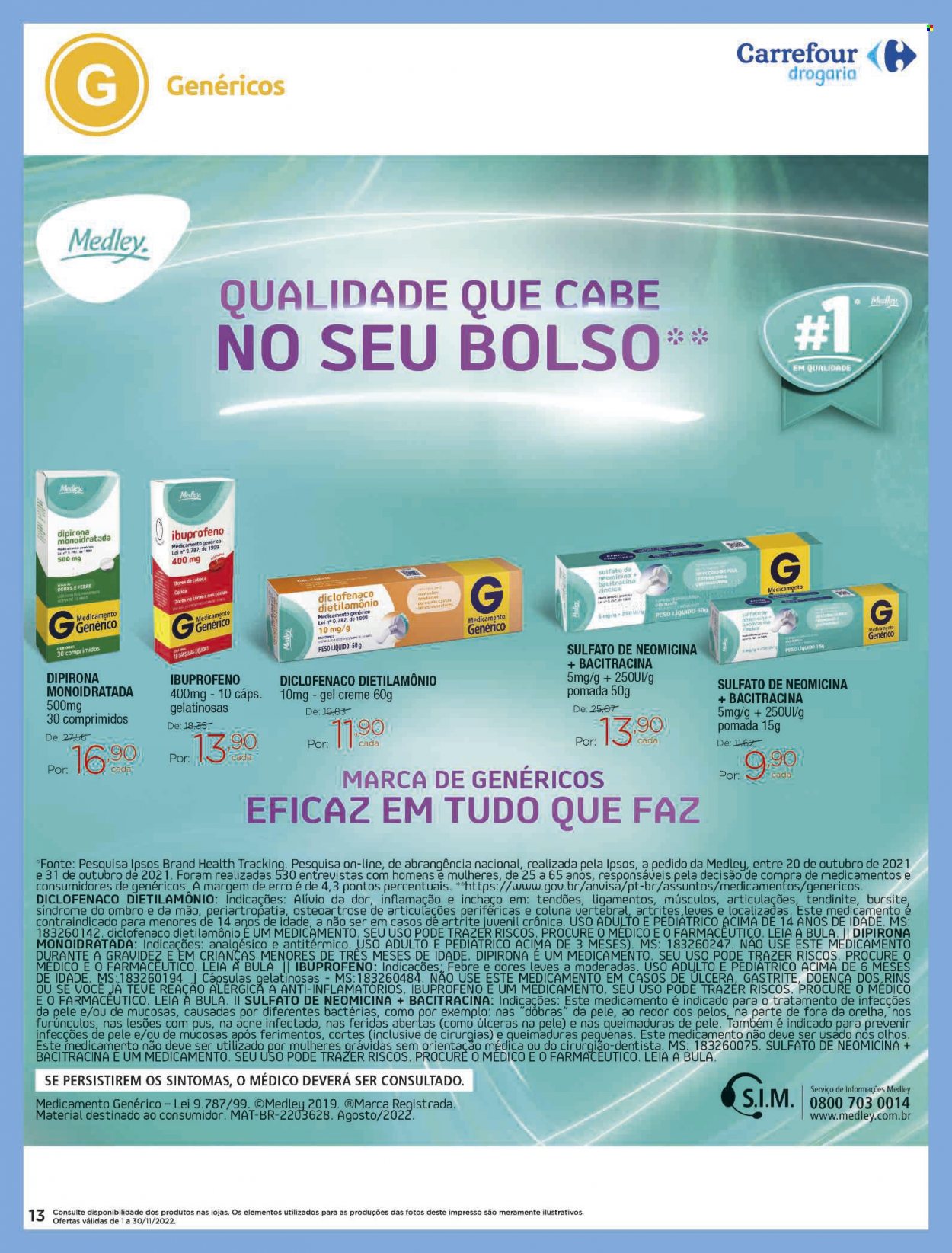 Folheto Carrefour Drogaria - 01/11/2022 - 30/11/2022. Página 13