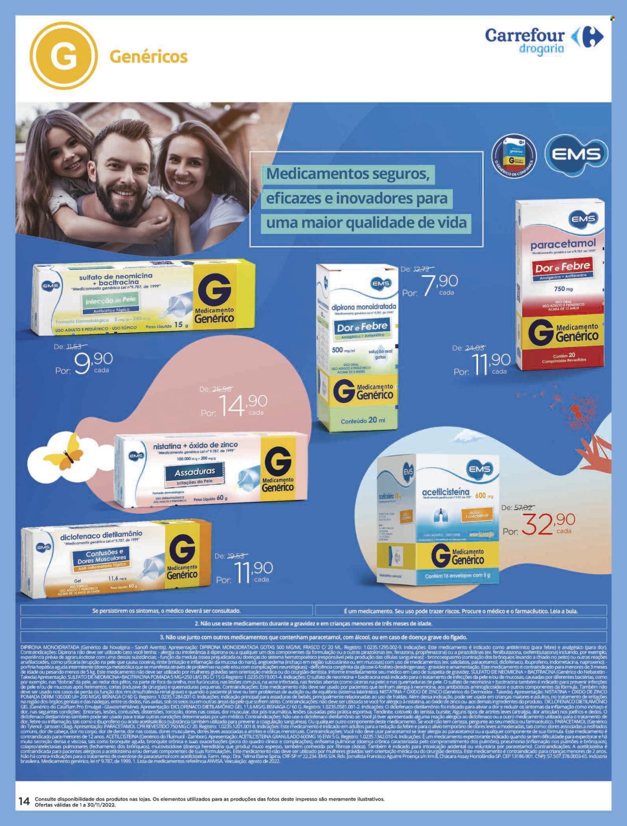 Folheto Carrefour Drogaria - 01/11/2022 - 30/11/2022. Página 14