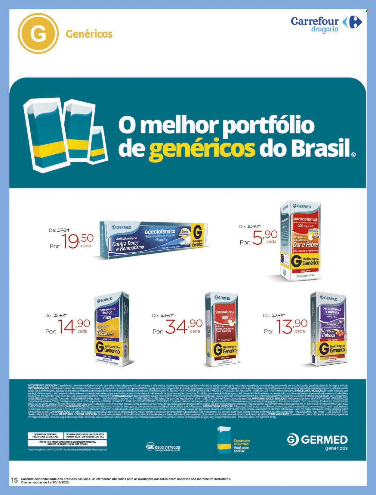 Folheto Carrefour Drogaria - 01/11/2022 - 30/11/2022. Página 15