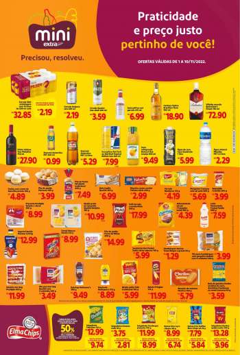 Folheto Mini Extra - 01/11/2022 - 10/11/2022.