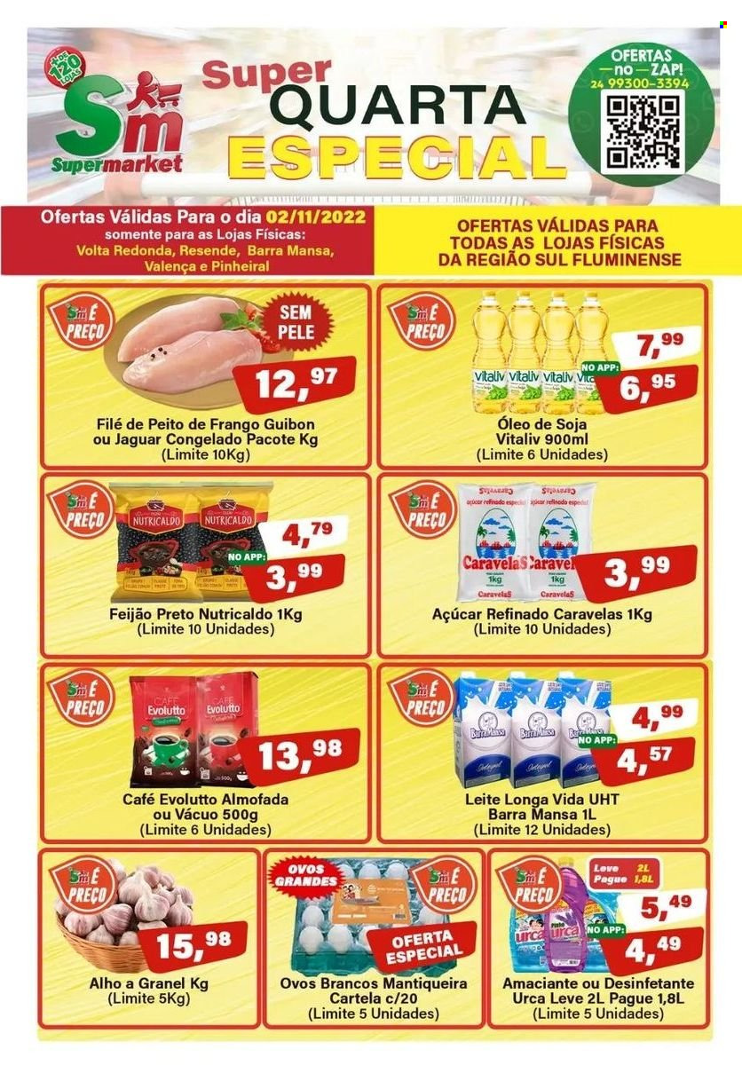 Folheto Rede Supermarket - 02/11/2022 - 02/11/2022. Página 1