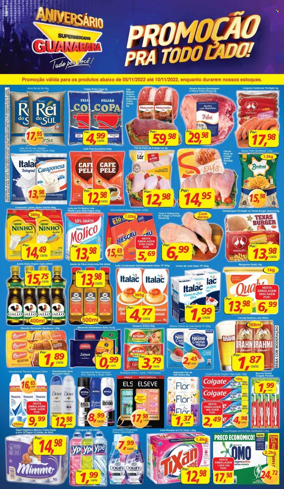 Folheto Supermercados Guanabara - 05/11/2022 - 10/11/2022. Página 1