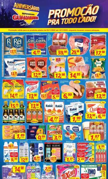 Folheto Supermercados Guanabara - 05/11/2022 - 10/11/2022.