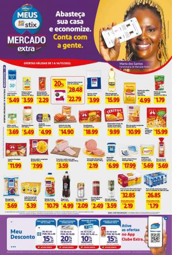 Folheto Mercado Extra - 01/11/2022 - 14/11/2022.