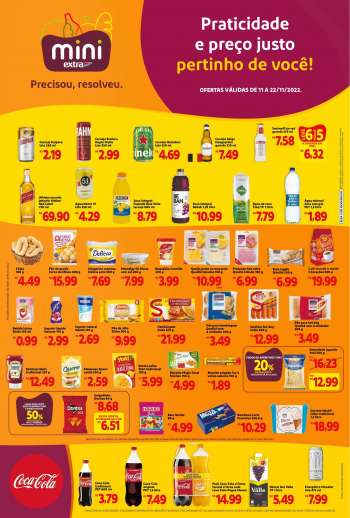 Folheto Mini Extra - 11/11/2022 - 22/11/2022.