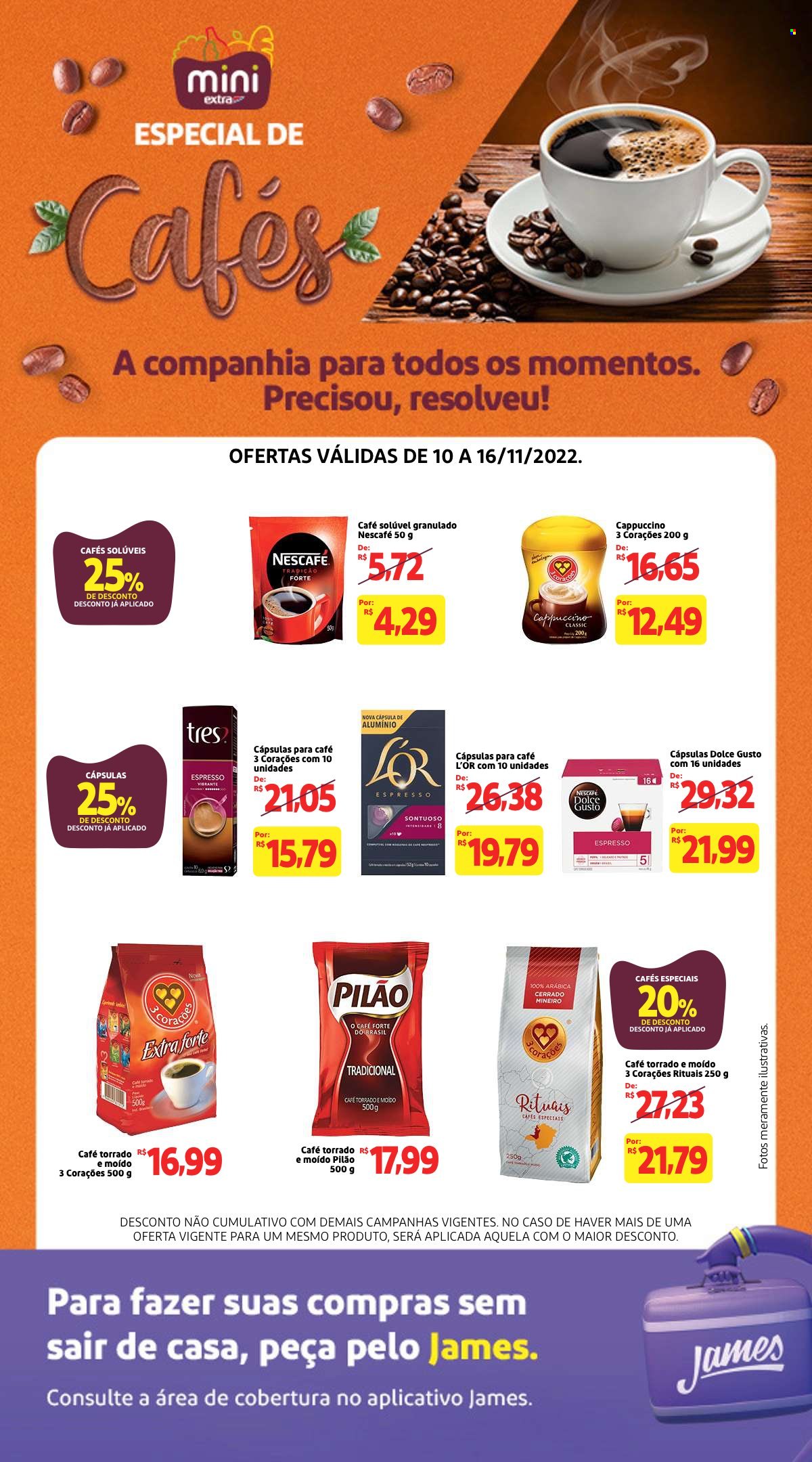 Folheto Mini Extra - 10/11/2022 - 16/11/2022. Página 1
