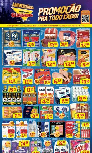 Folheto Supermercados Guanabara - 17/11/2022 - 22/11/2022.