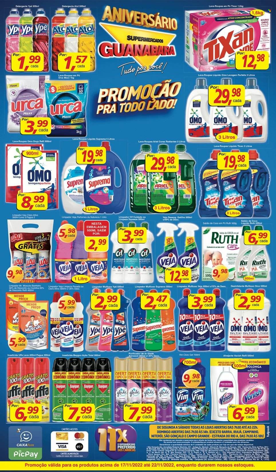 Folheto Supermercados Guanabara - 17/11/2022 - 22/11/2022. Página 8