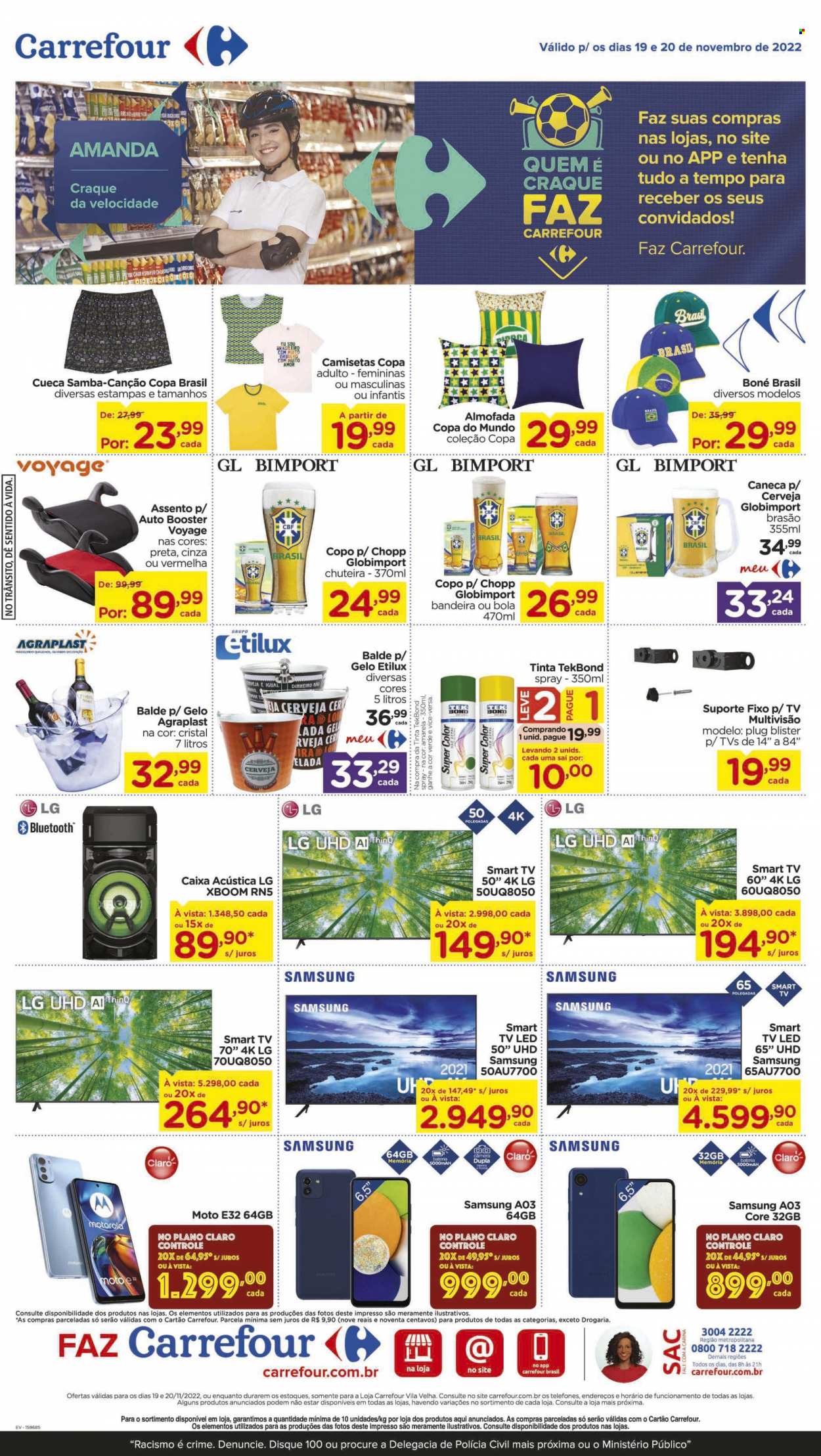 Folheto Carrefour Hiper - 19/11/2022 - 20/11/2022. Página 1