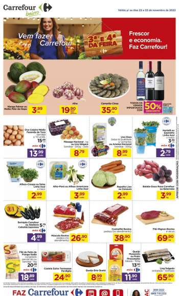 Folheto Carrefour Bairro - 22/11/2022 - 23/11/2022.