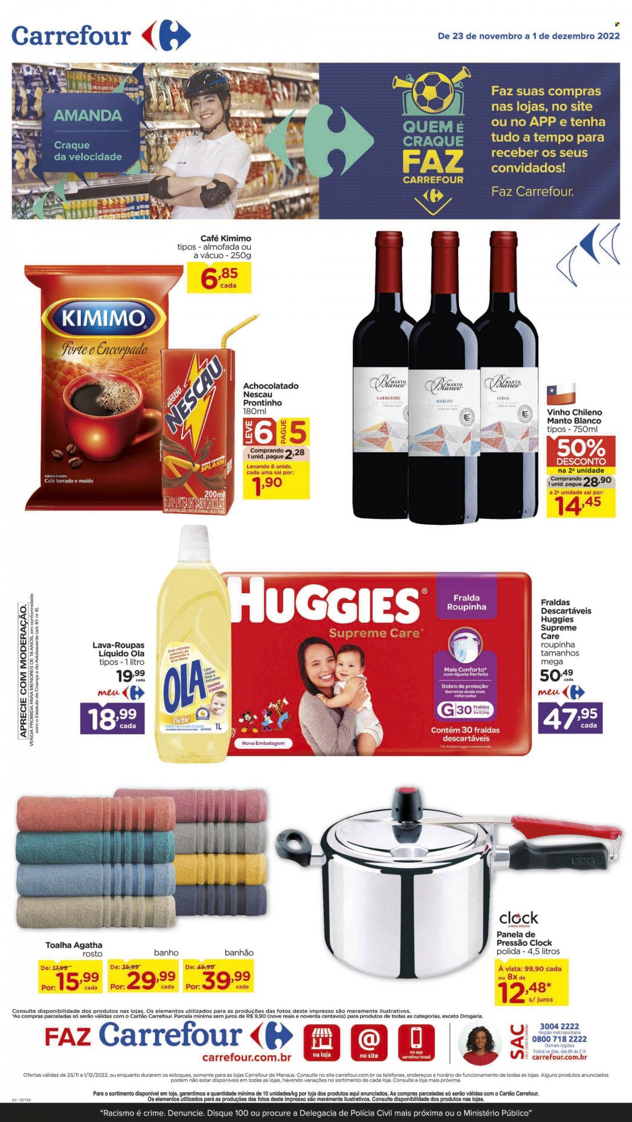 Folheto Carrefour Hiper - 23/11/2022 - 01/12/2022. Página 1