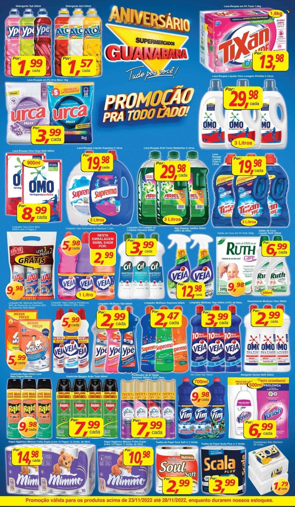 Folheto Supermercados Guanabara - 23/11/2022 - 28/11/2022. Página 8