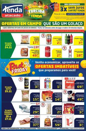 Folheto Tenda Atacado - 24/11/2022 - 27/11/2022.
