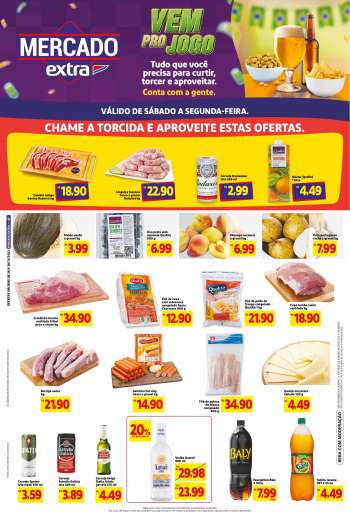 Folheto Mercado Extra - 26/11/2022 - 28/11/2022.
