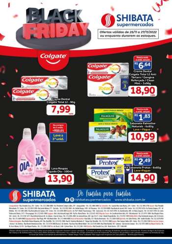 Folheto Shibata Supermercados - 25/11/2022 - 27/11/2022.