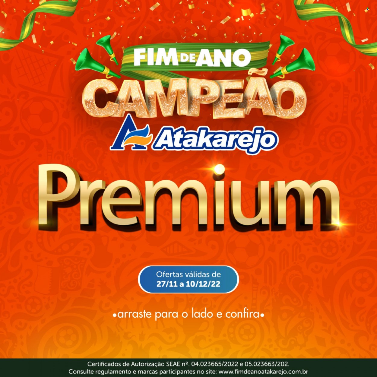 Folheto Atakadão Atakarejo - 27/11/2022 - 10/12/2022. Página 1