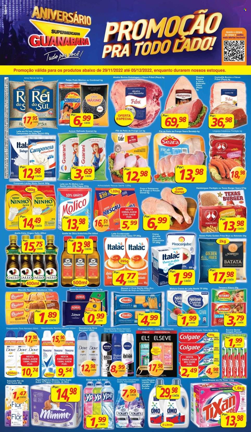 Folheto Supermercados Guanabara - 29/11/2022 - 05/12/2022. Página 1