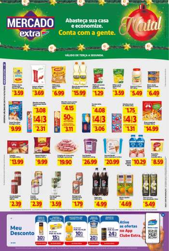Folheto Mercado Extra - 29/11/2022 - 12/12/2022.