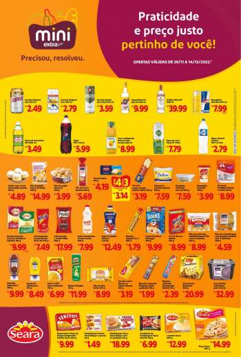 Folheto Mini Extra - 29/11/2022 - 14/12/2022.