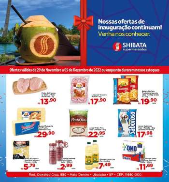 Folheto Shibata Supermercados - 29/11/2022 - 05/12/2022.