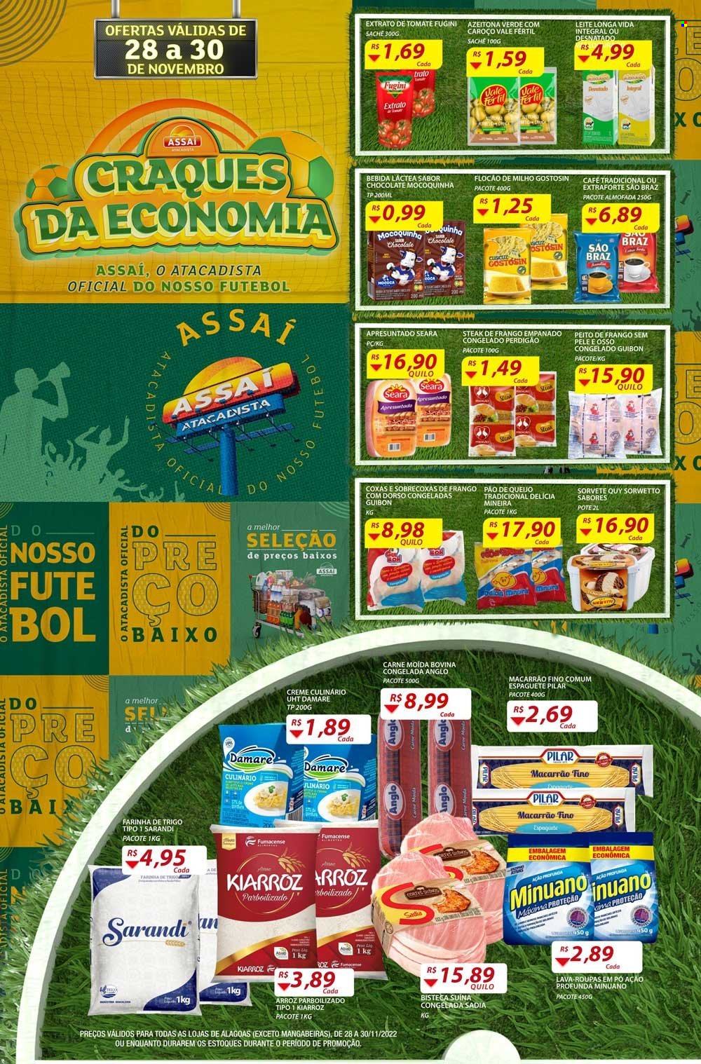 Folheto Assaí Atacadista - 29/11/2022 - 30/11/2022. Página 1