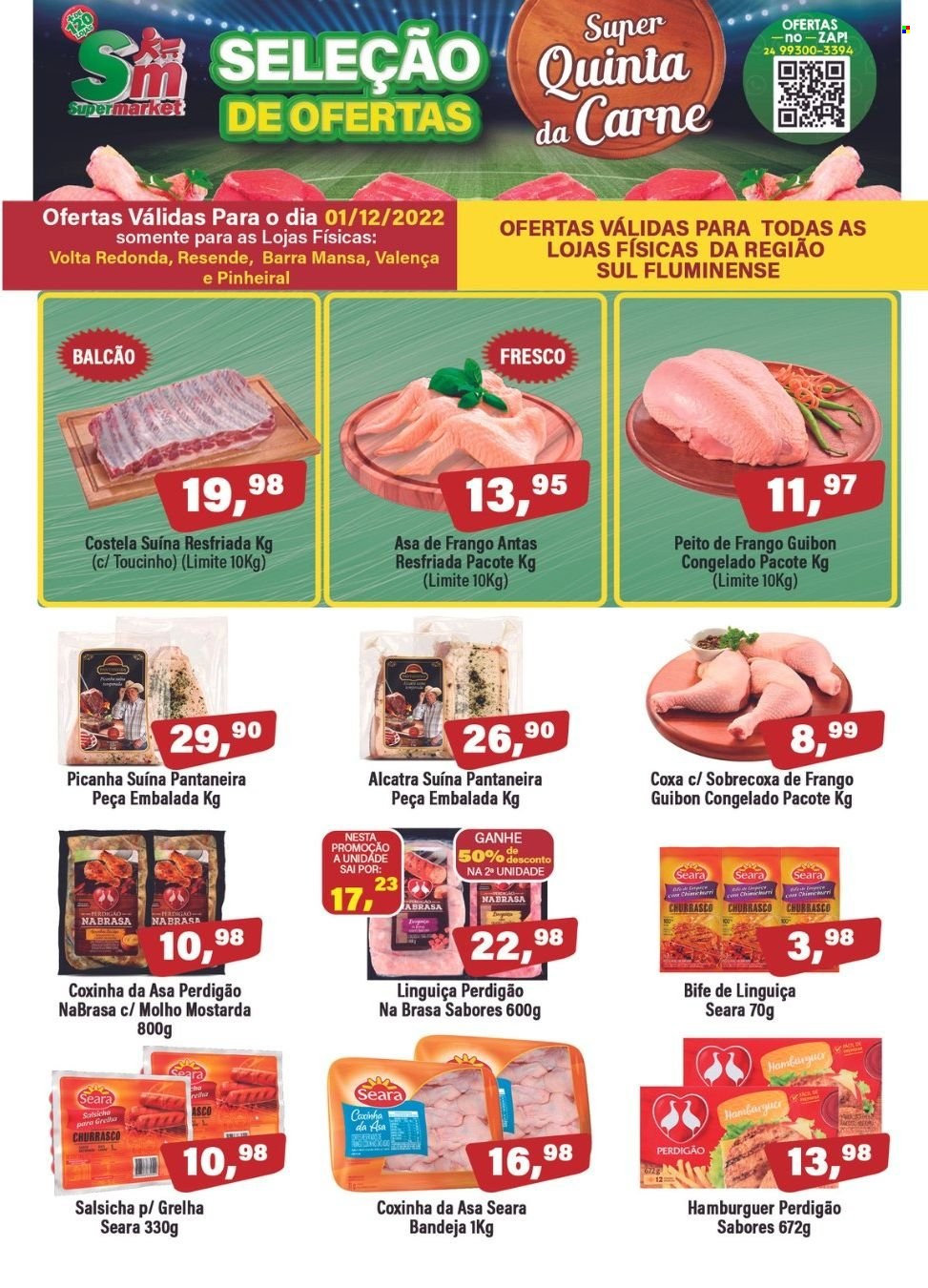 Folheto Rede Supermarket - 01/12/2022 - 01/12/2022. Página 1