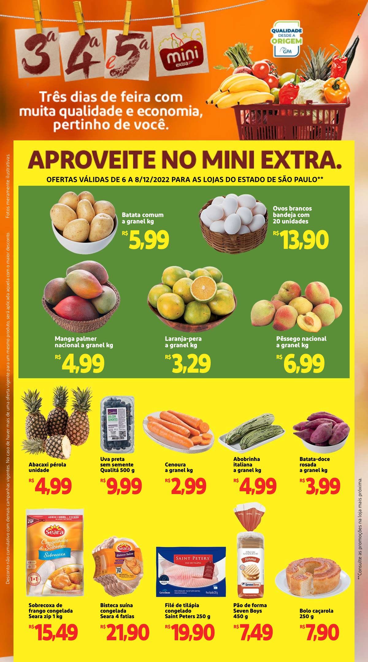 Folheto Mini Extra - 06/12/2022 - 08/12/2022. Página 1